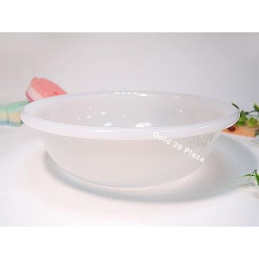 Amazon.co.jp: プラスチック製の洗面器 ホワイト 3051 : ホーム